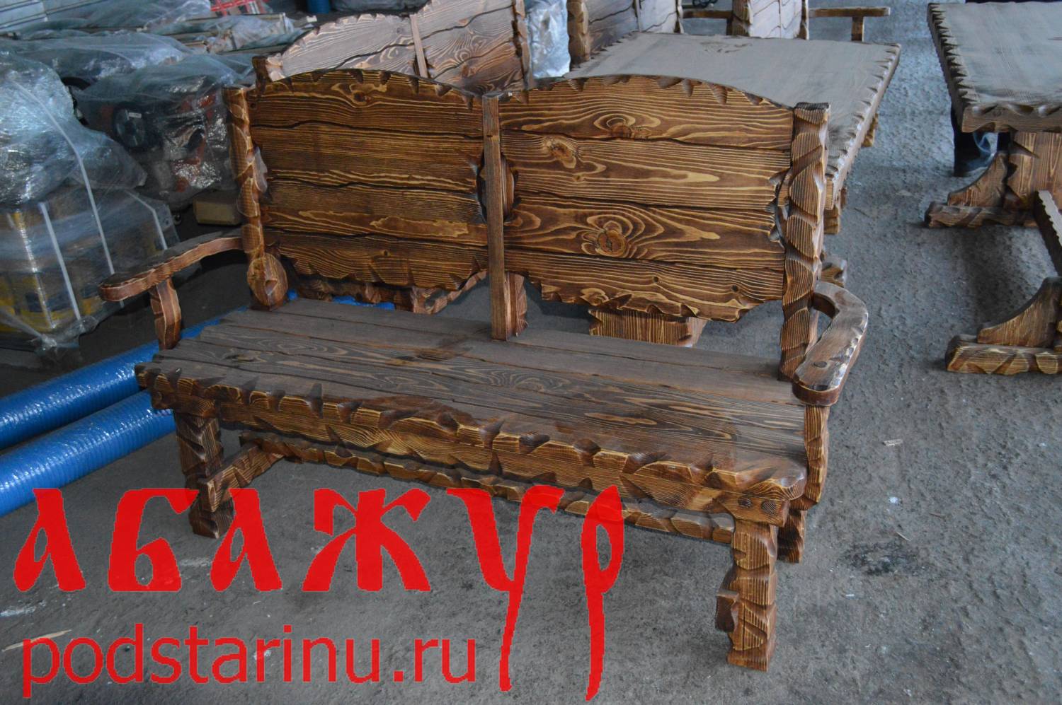 Как сделать лавку под старину Как сделать лавку под старину
