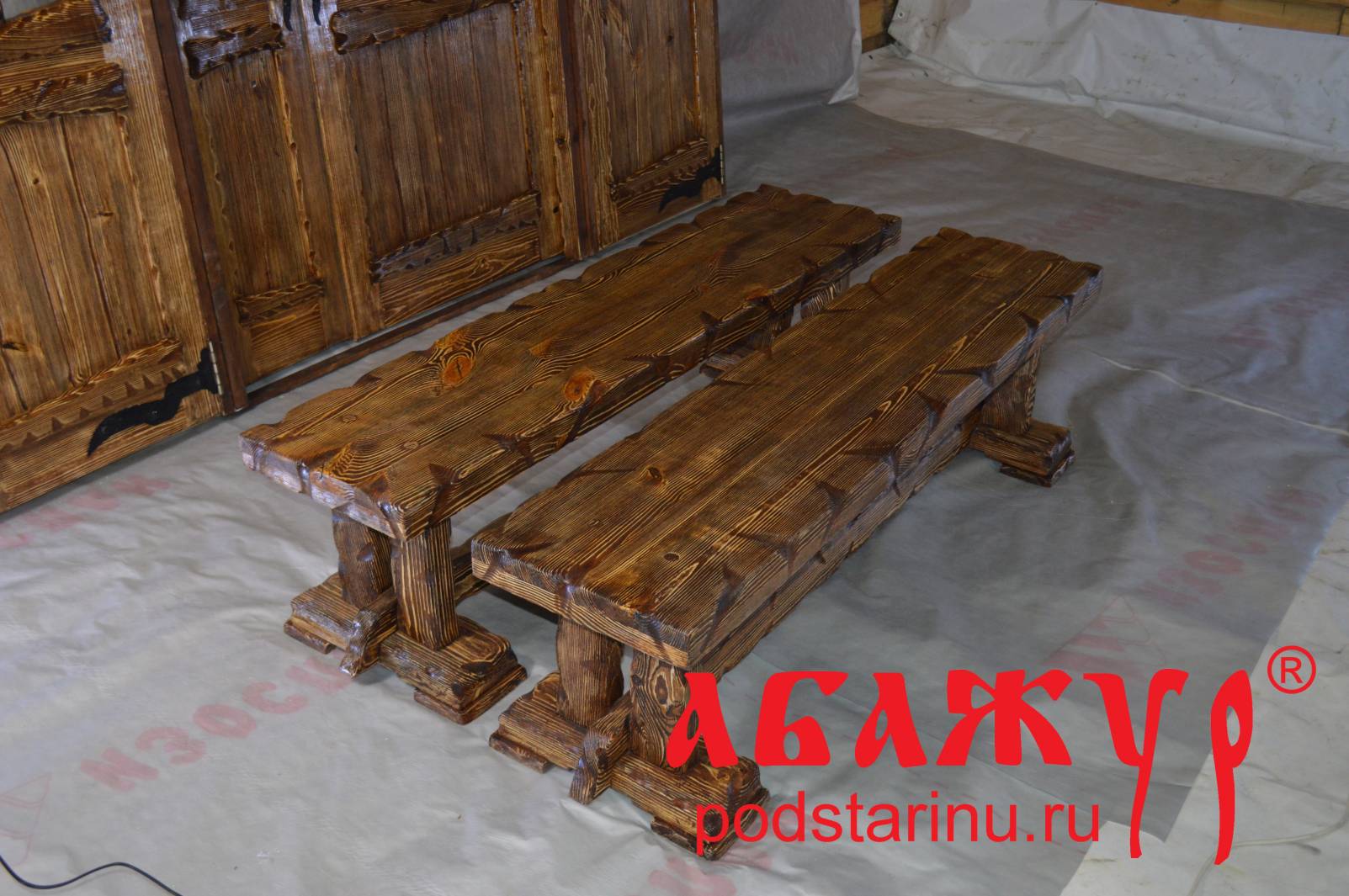 Скамейки под старину своими руками чертежи фото 11