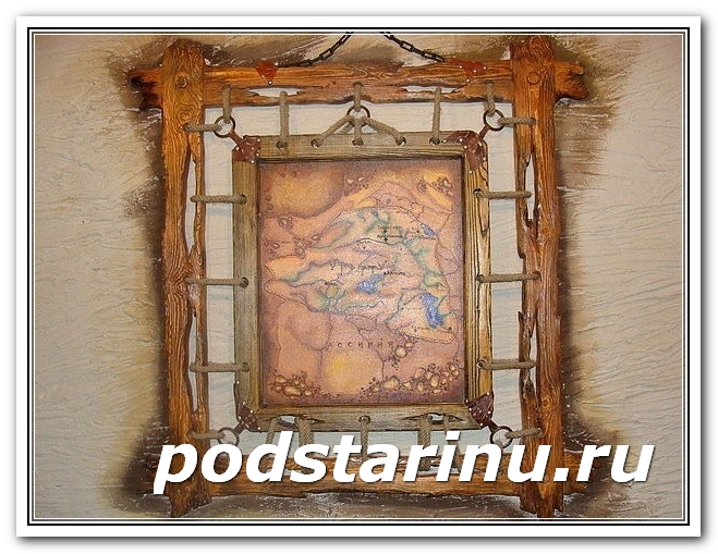 185 Как состарить рамку для зеркала