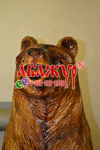 Медведь резной скульптура резная гармошка цена руб (7)