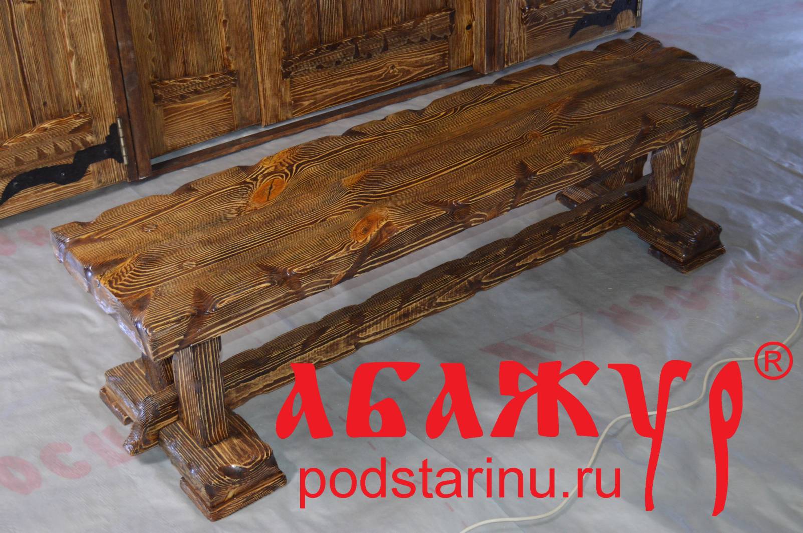 Как сделать лавку под старину Как сделать лавку под старину